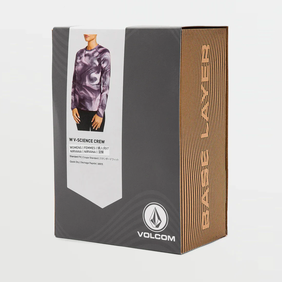 VOLCOM Women's V-Science Base Layer Crew - Nirvana - Image 6