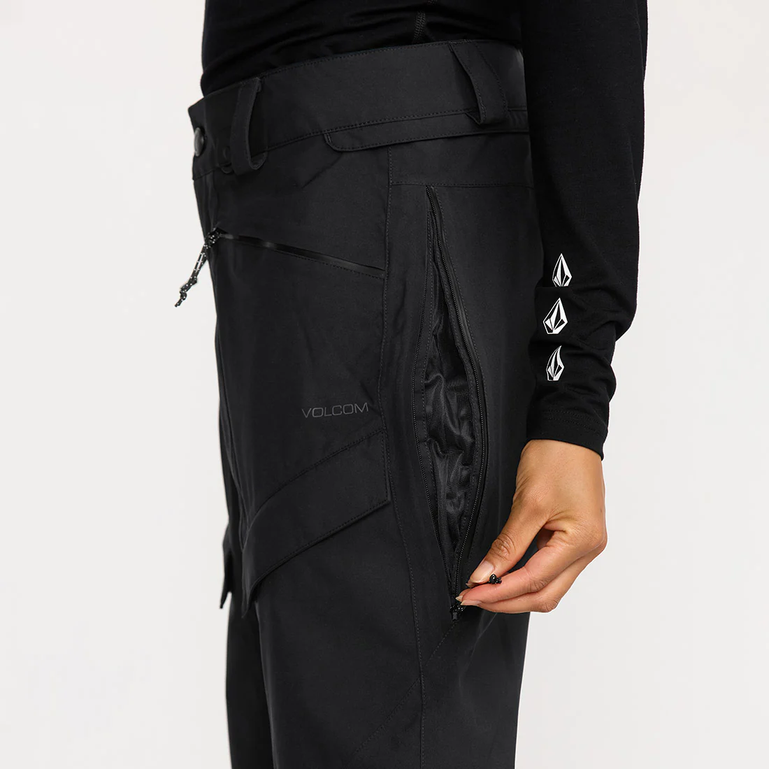 VOLCOM Women's V.Co AT Stretch Gore-Tex Pant 2026 - Black - Image 6