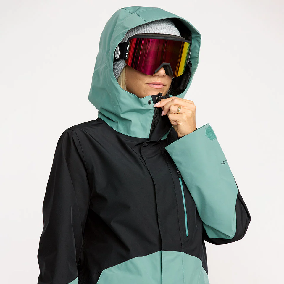 VOLCOM Women's V.Co Eras Insulated Gore-Tex Jacket 2026 - Arctic Blue - Image 5