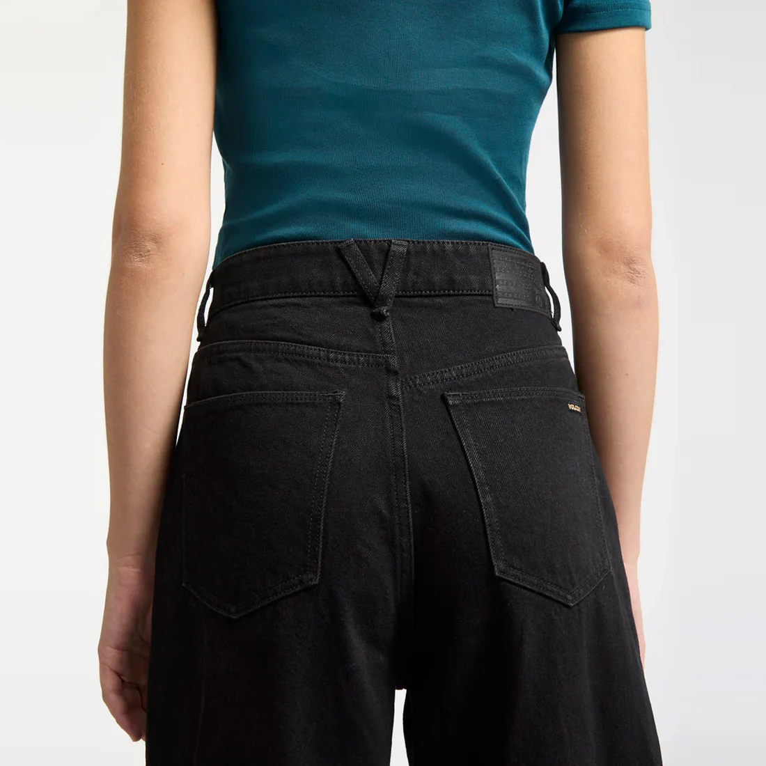 VOLCOM Women's Weellow II Denim - Black - Image 5