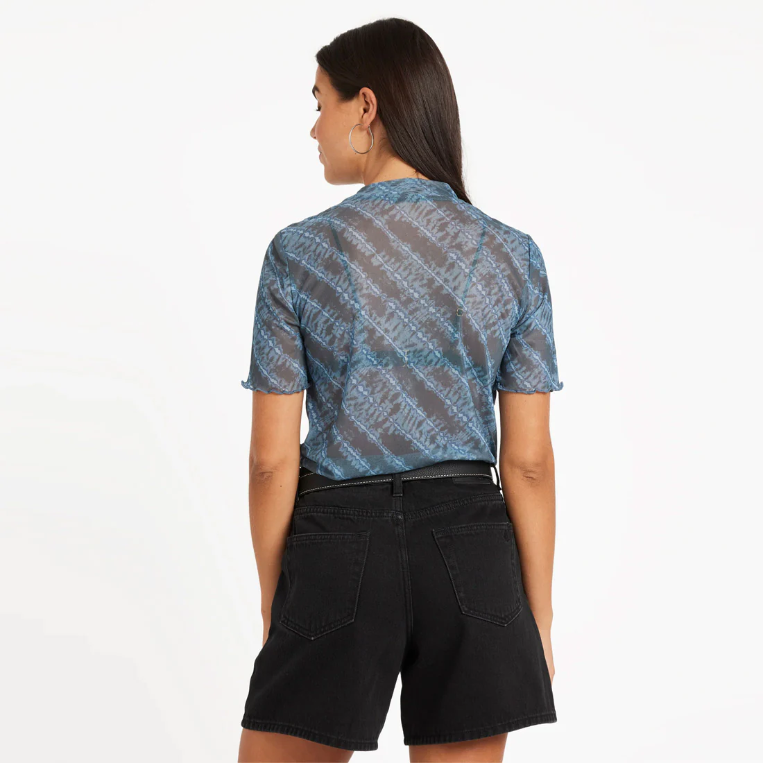 VOLCOM Women's Wicked Lightning Top - Blue Sapphire - Image 2