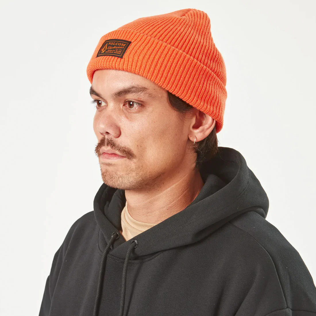 VOLCOM Workwear Beanie - Orange - Image 3