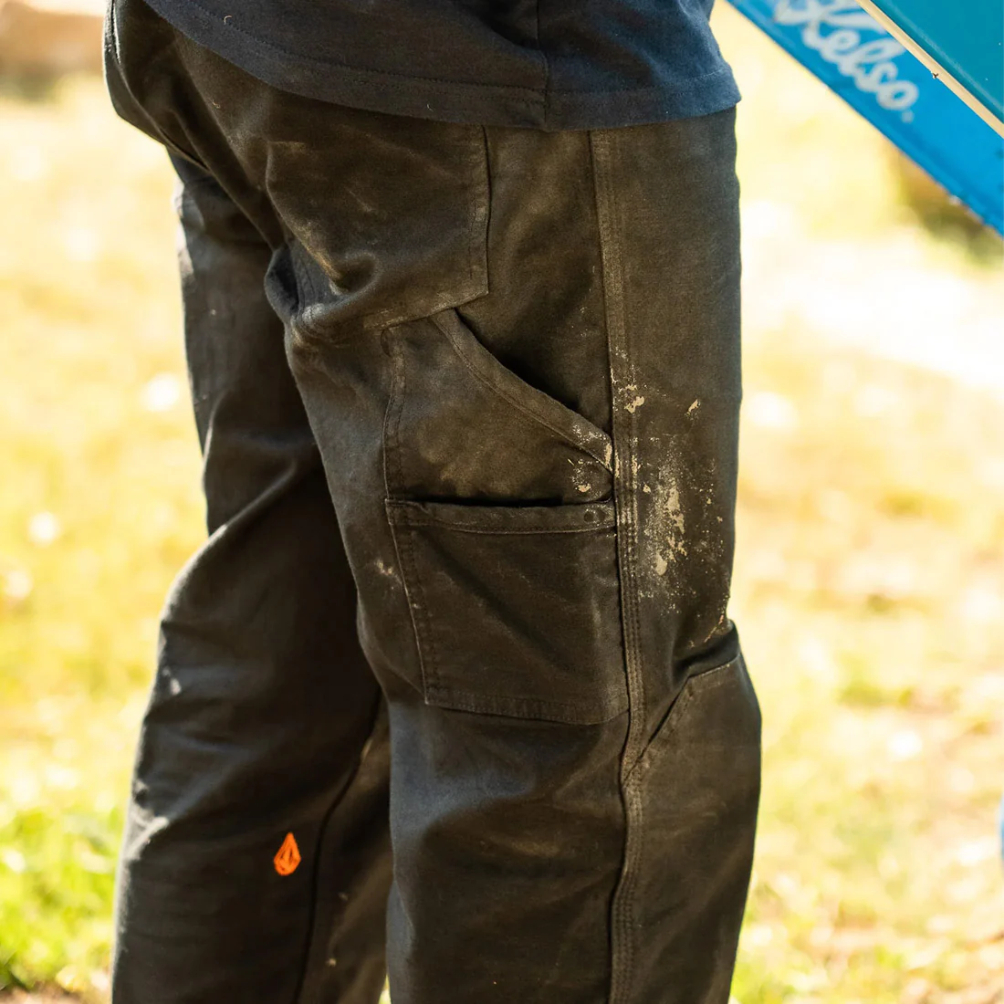 VOLCOM Workwear Caliper Cuffed Pant - Black - Image 7