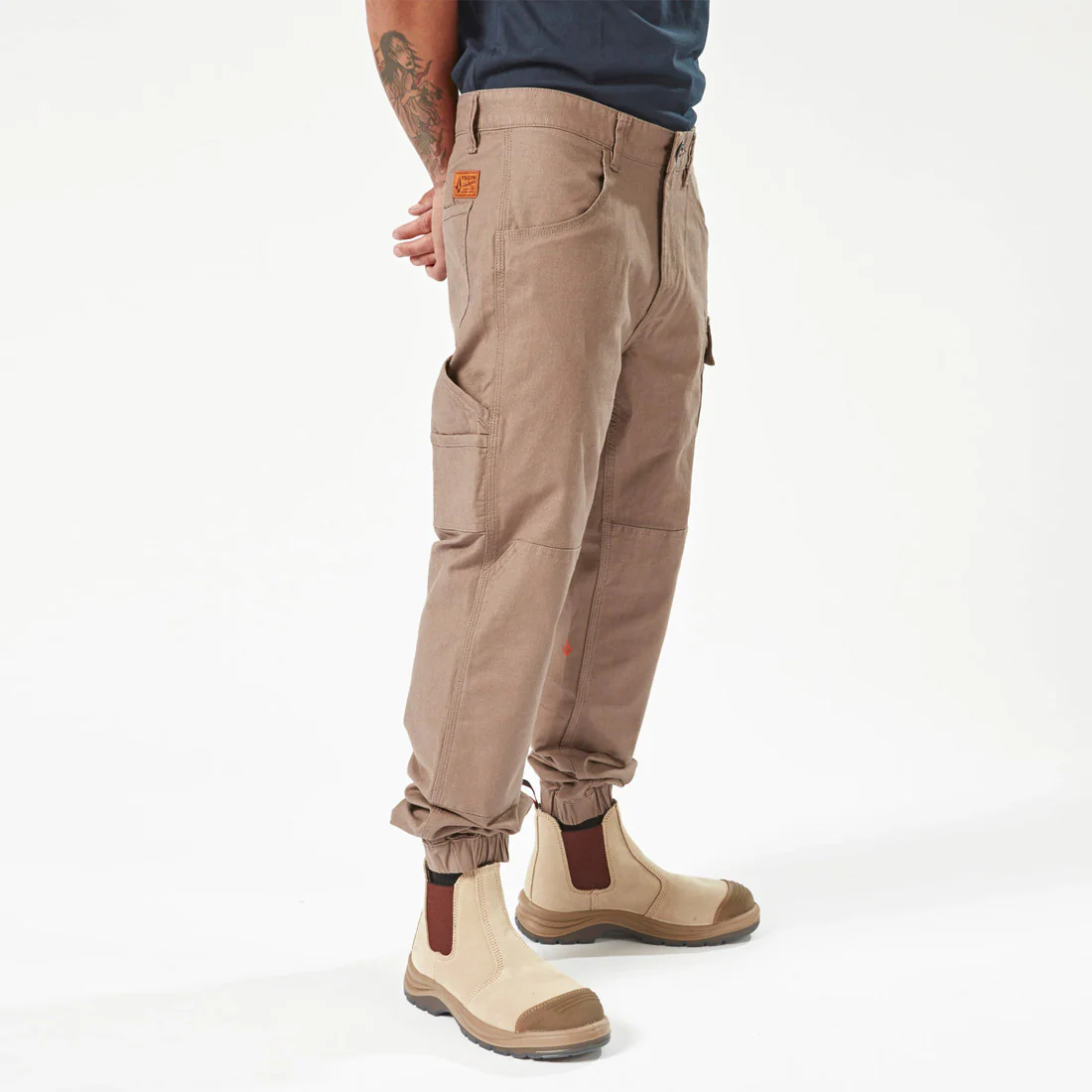 VOLCOM Workwear Caliper Cuffed Pant - Brindle - Image 3