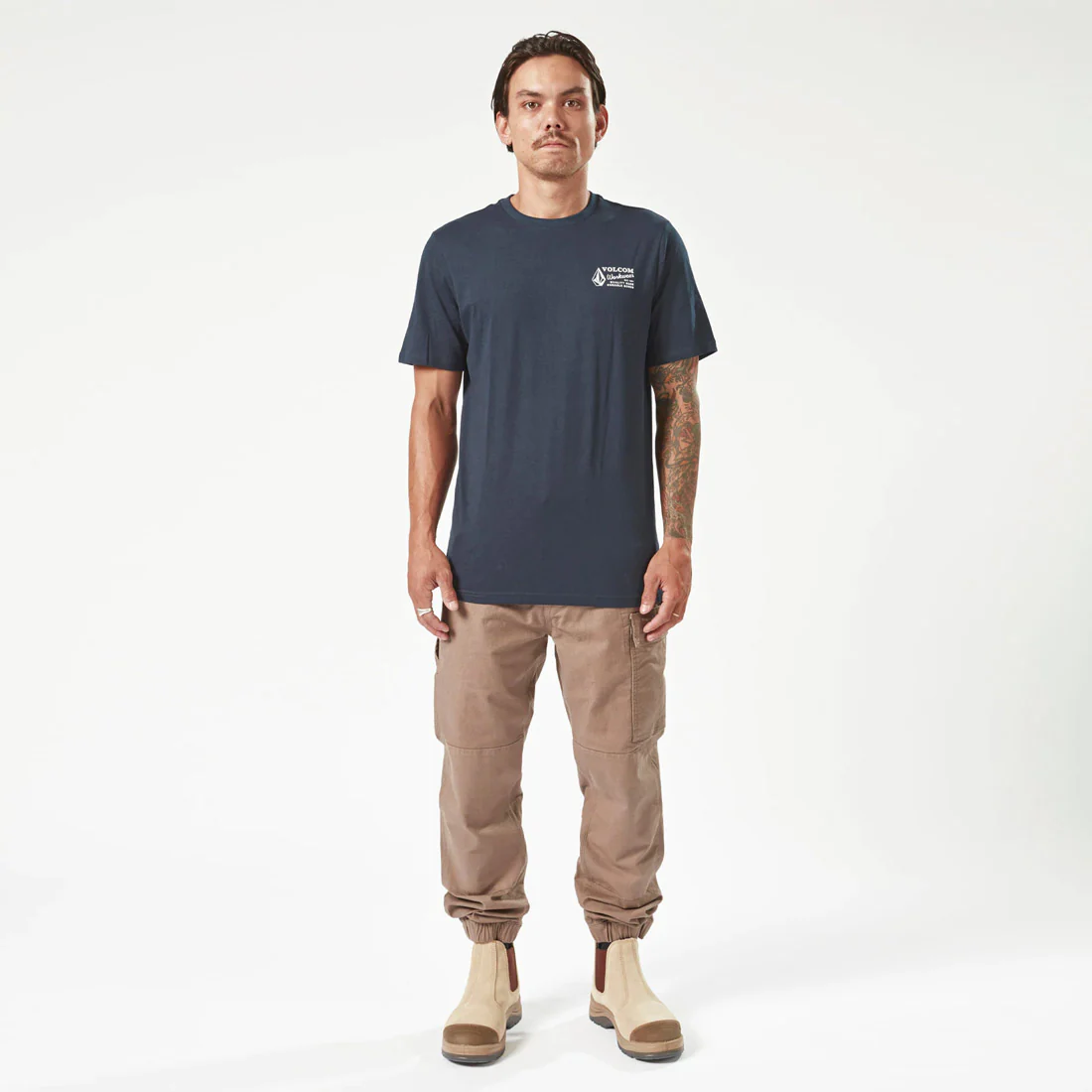 VOLCOM Workwear Caliper Cuffed Pant - Brindle - Image 6