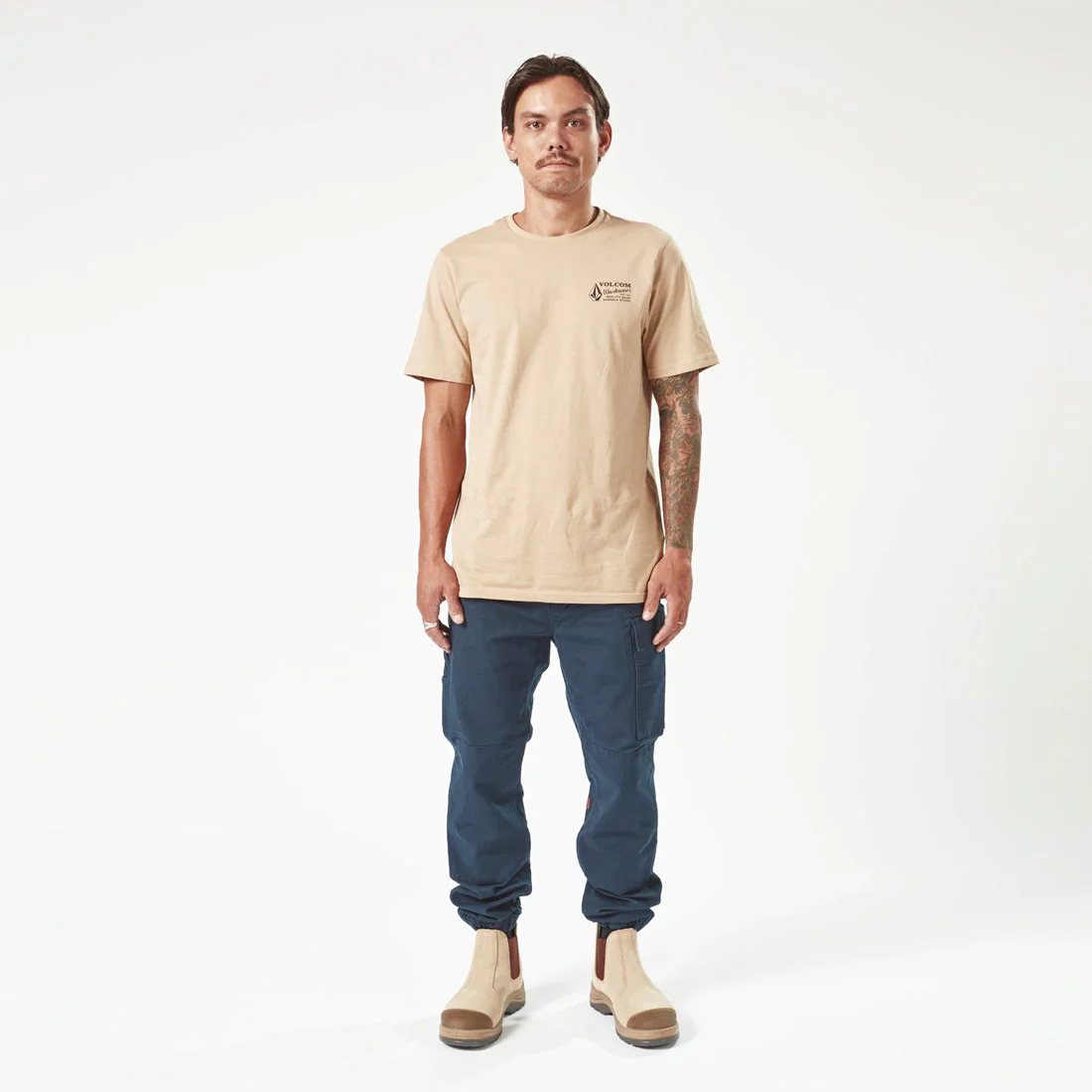VOLCOM Workwear Caliper Cuffed Pant - Navy - Image 5