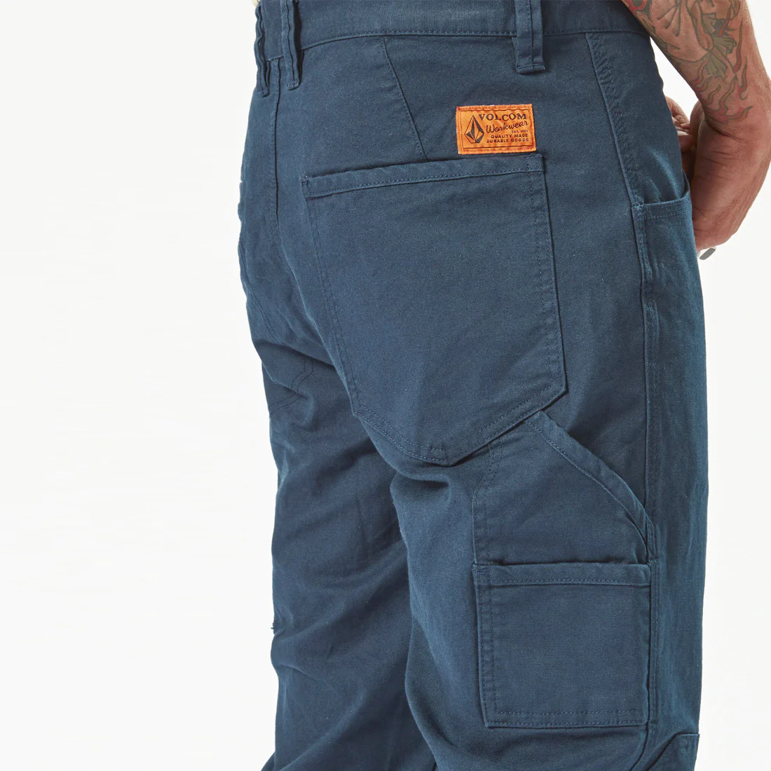 VOLCOM Workwear Caliper Cuffed Pant - Navy - Image 6
