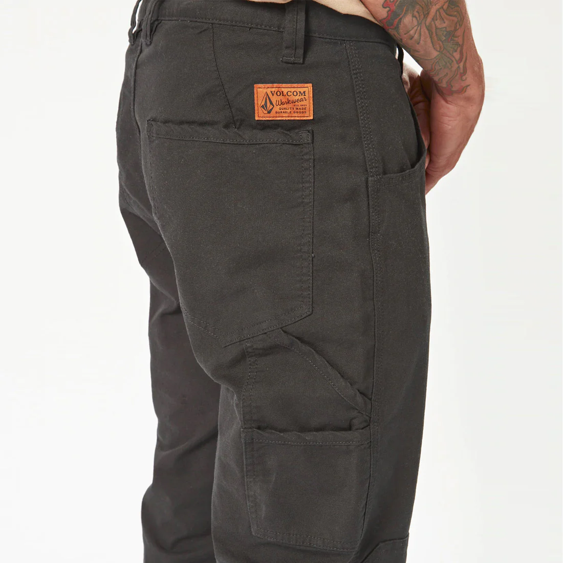 VOLCOM Workwear Caliper Work Pant - Black - Image 8