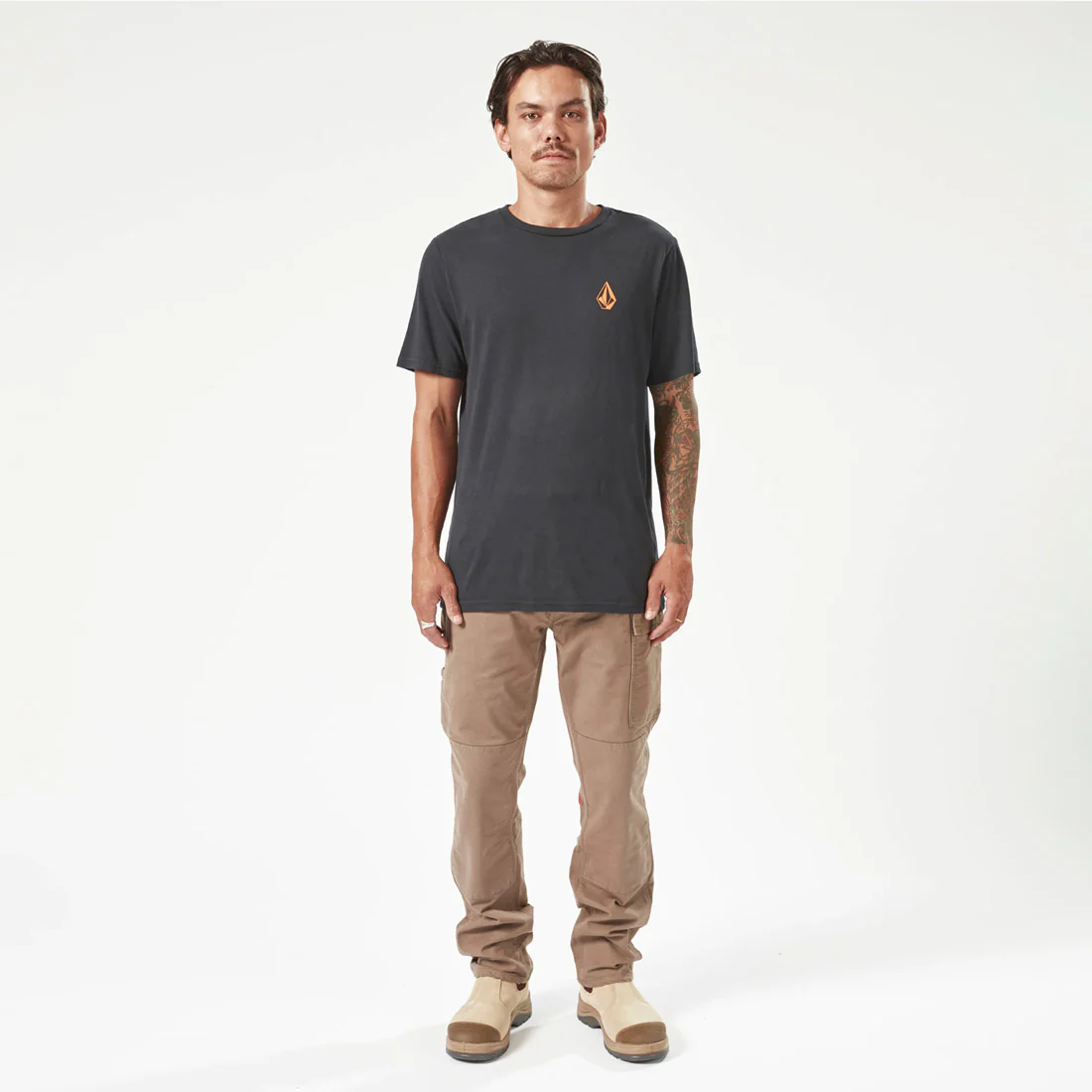 VOLCOM Workwear Caliper Work Pant - Brindle - Image 3
