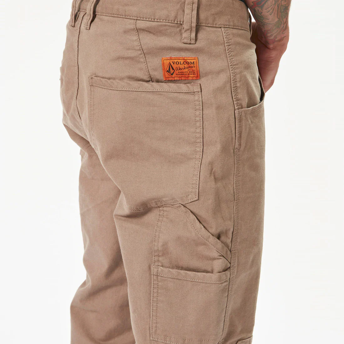VOLCOM Workwear Caliper Work Pant - Brindle - Image 6