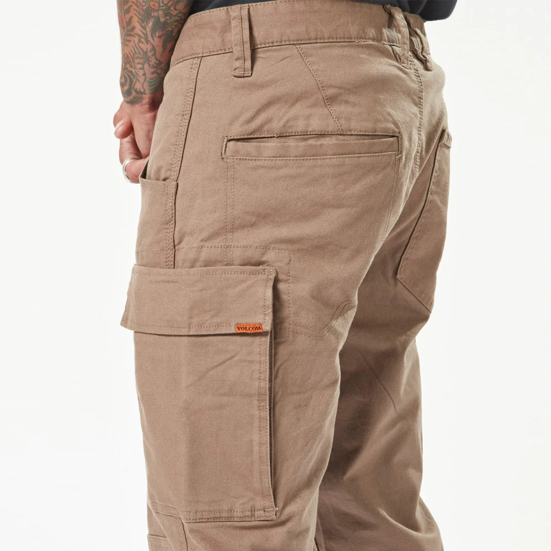 VOLCOM Workwear Caliper Work Pant - Brindle - Image 7