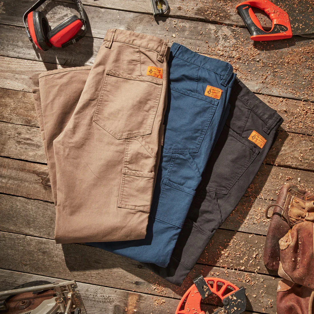 VOLCOM Workwear Caliper Work Pant - Navy - Image 9