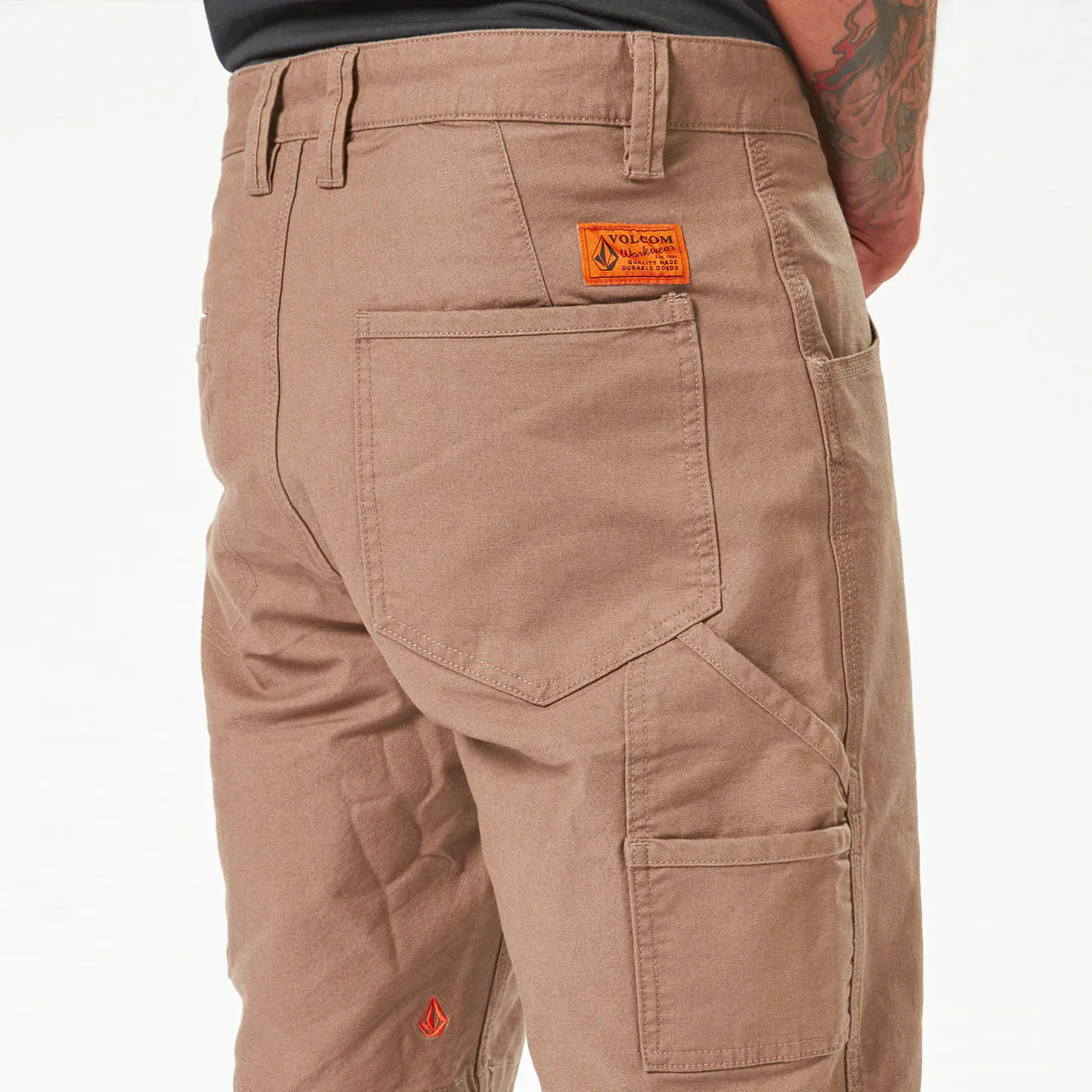 VOLCOM Workwear Caliper Work Short 19" - Brindle - Image 7