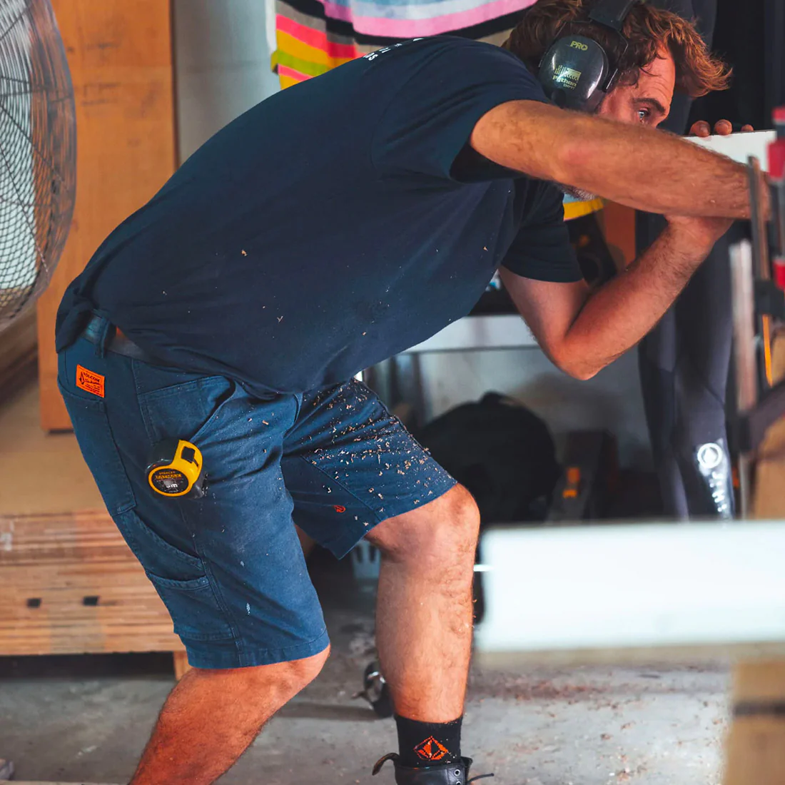 VOLCOM Workwear Caliper Work Short 19" - Navy - Image 10