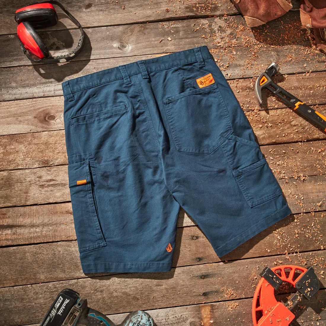 VOLCOM Workwear Caliper Work Short 19" - Navy - Image 11