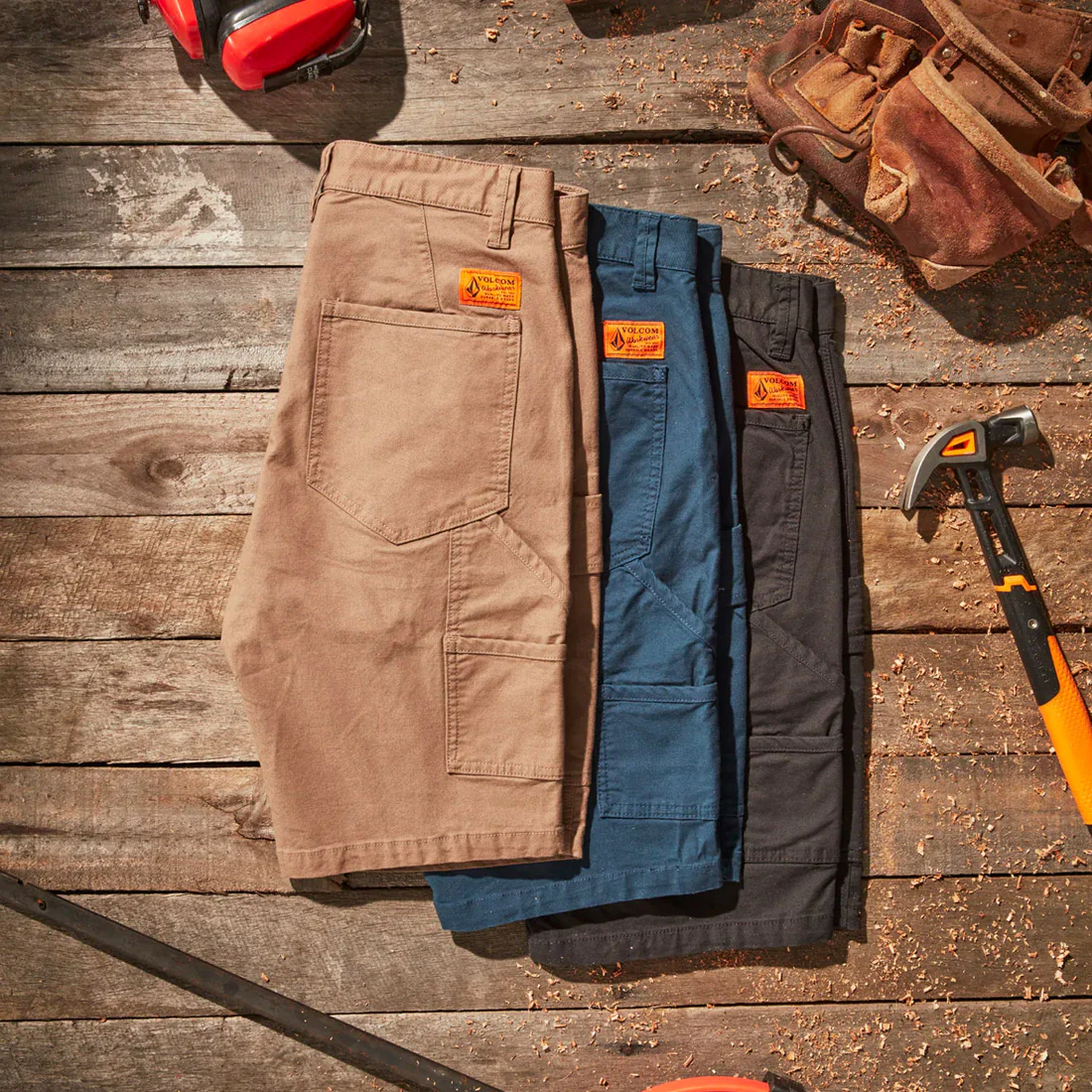 VOLCOM Workwear Caliper Work Short 19" - Navy - Image 12