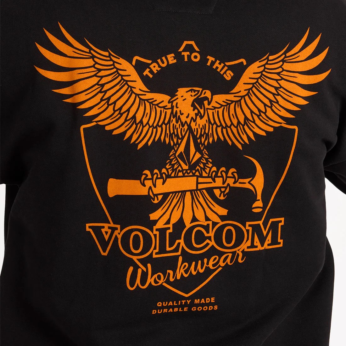 VOLCOM Workwear Hammered Pullover - Black - Image 4