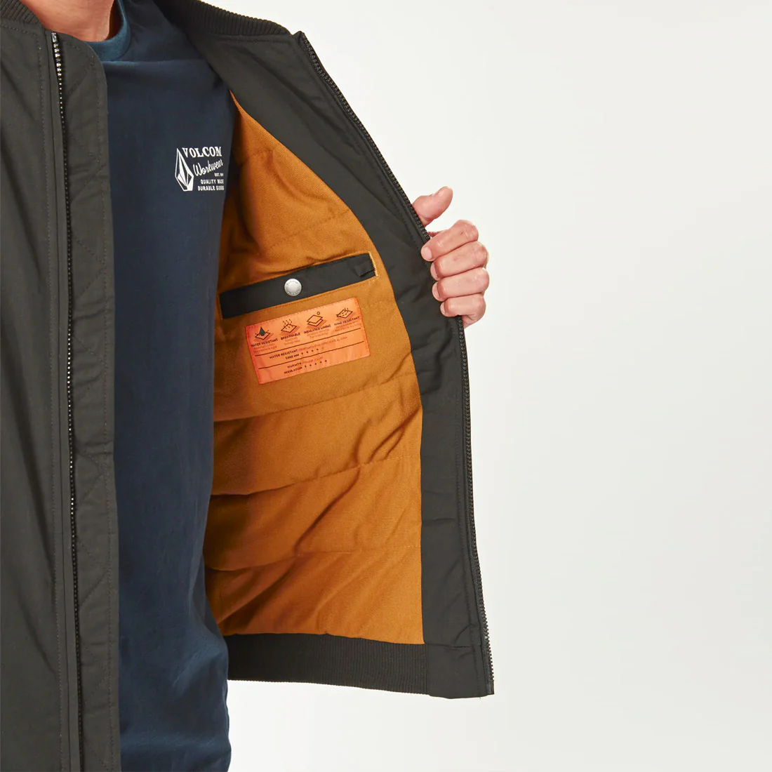 VOLCOM Workwear Jacket - Black - Image 6