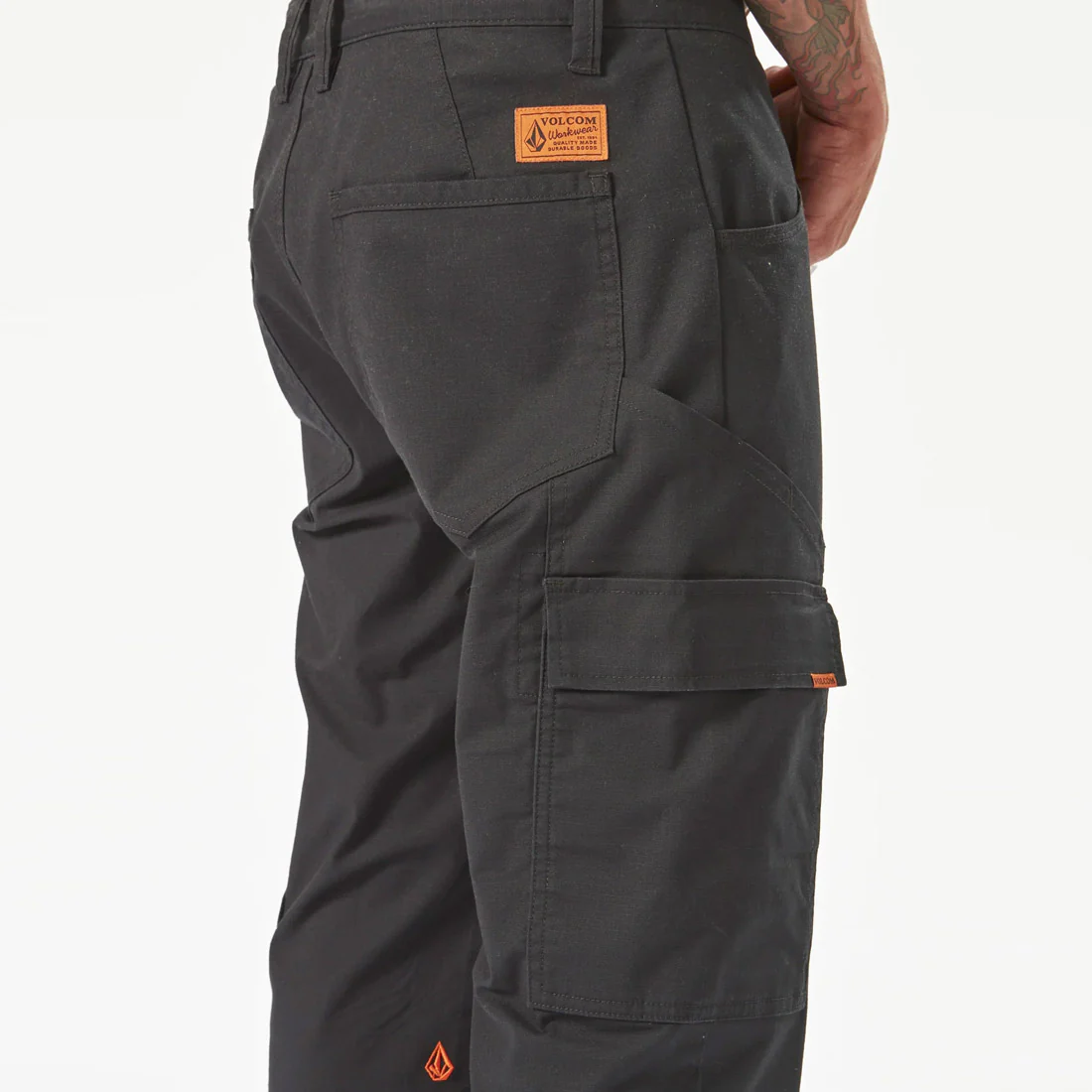 VOLCOM Workwear Meter Lightweight Pant - Black - Image 5