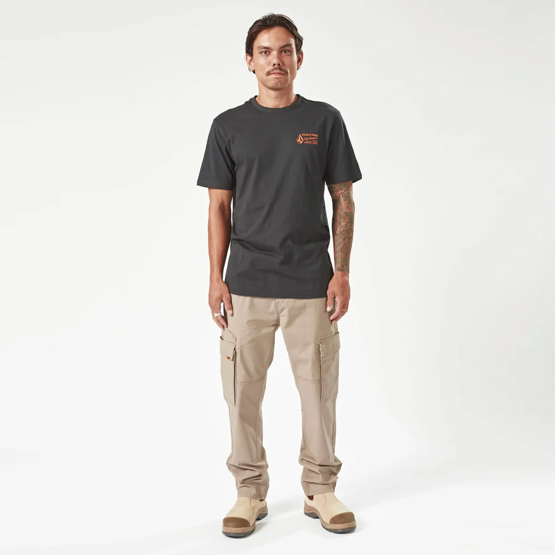 VOLCOM Workwear Meter Lightweight Work Pant - Brindle - Image 3