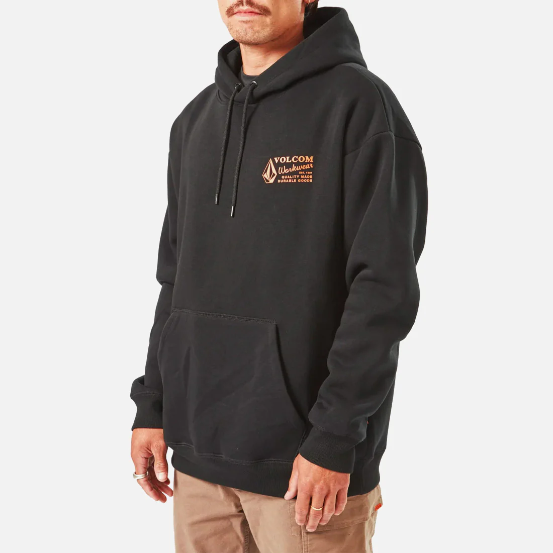 VOLCOM Workwear Pullover Hood - Black - Image 3