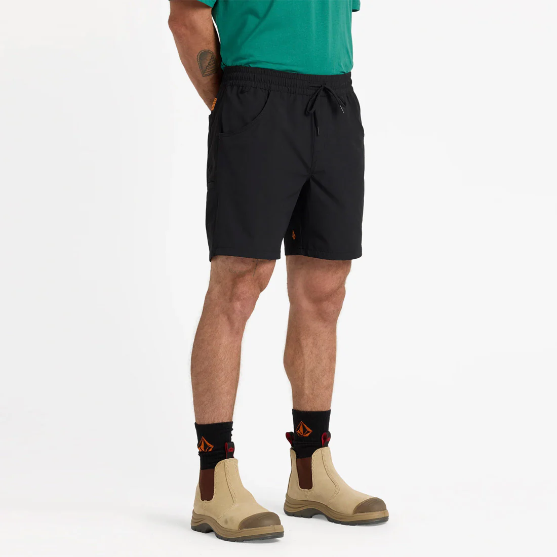 VOLCOM Workwear Rack II Hybrid 17" Short - Black - Image 4