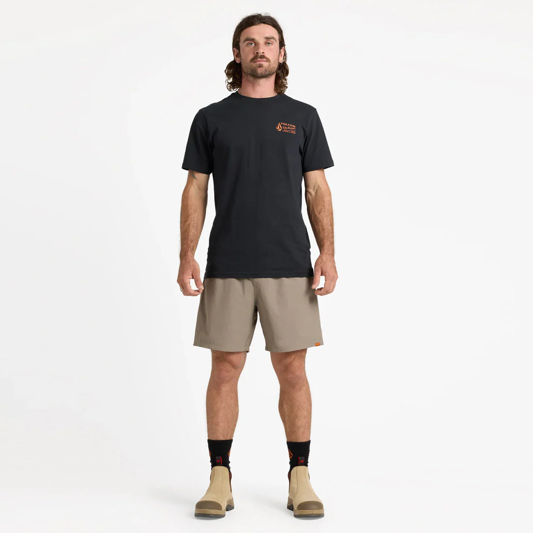 VOLCOM Workwear Rack II Hybrid 17" Short - Brindle - Image 4