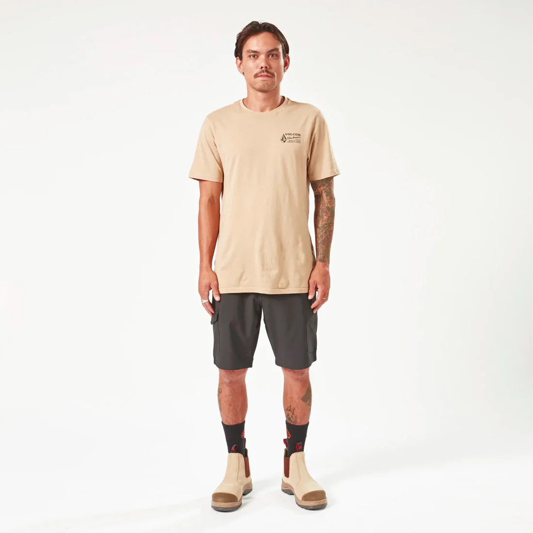 VOLCOM Workwear Slab Hybrid Short 20" - Black - Image 3