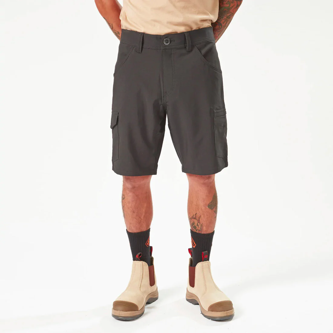 VOLCOM Workwear Slab Hybrid Short 20" - Black - Image 4