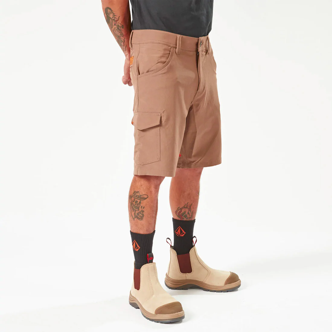 VOLCOM Workwear Slab Hybrid Short 20" - Brindle - Image 9