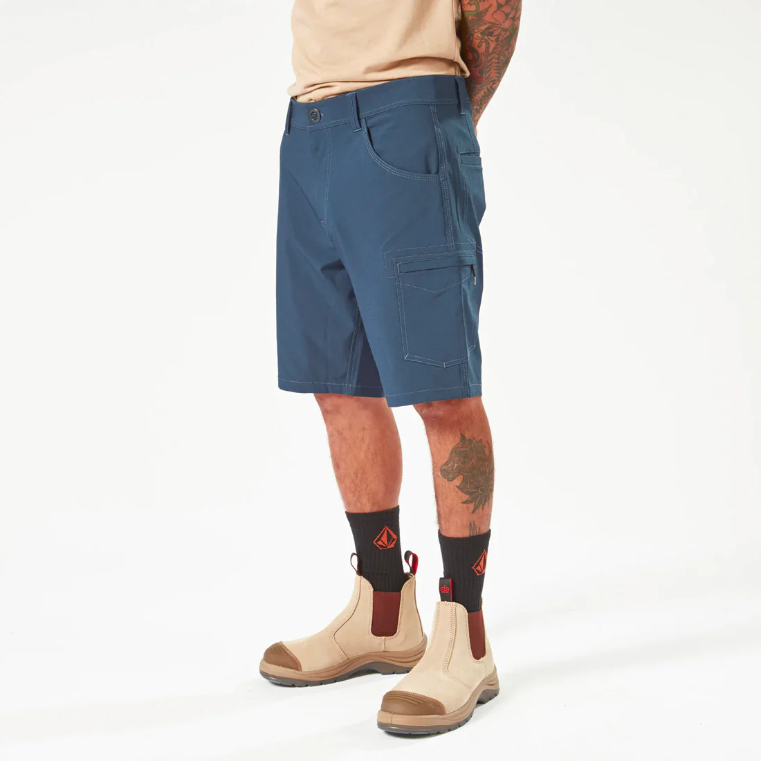 VOLCOM Workwear Slab Hybrid Short 20" - Navy - Image 5