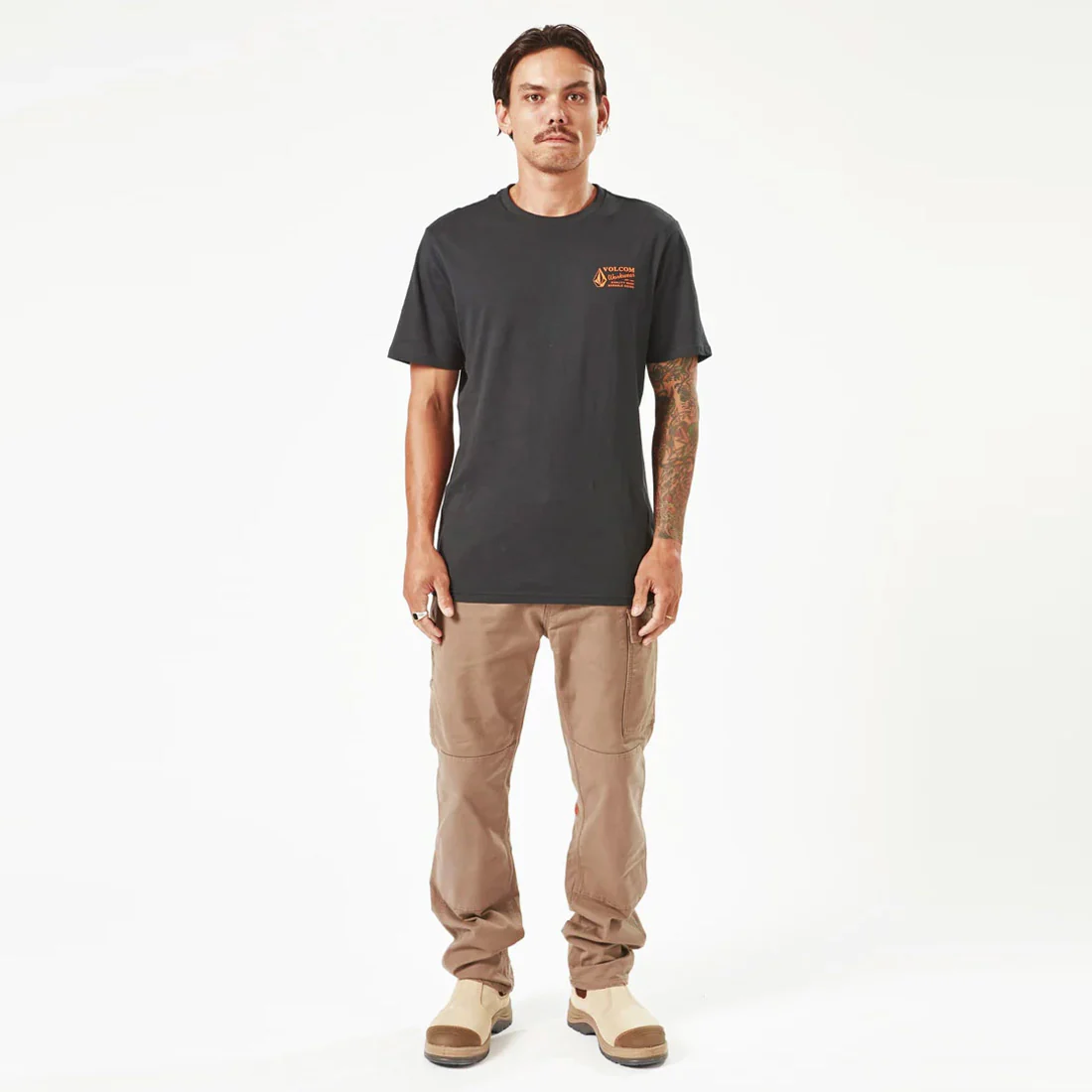 VOLCOM Workwear Tee - Black - Image 4