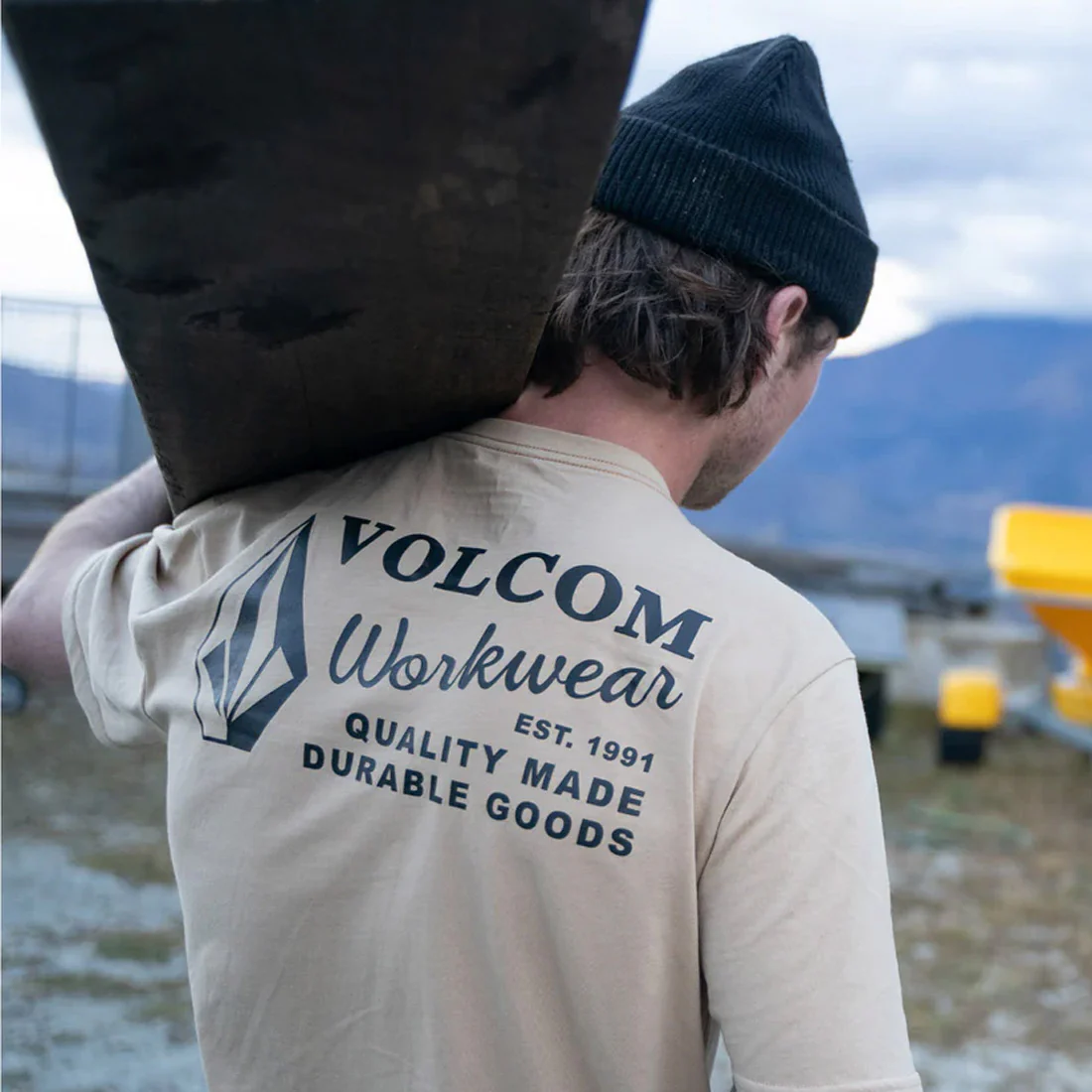 VOLCOM Workwear Tee - Gravel - Image 2