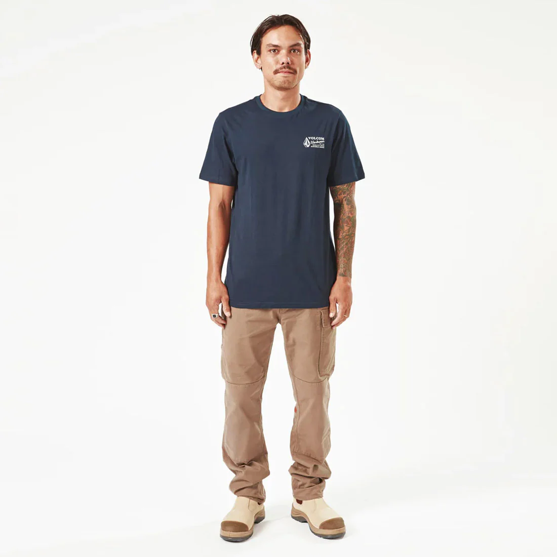 VOLCOM Workwear Tee - Navy - Image 5