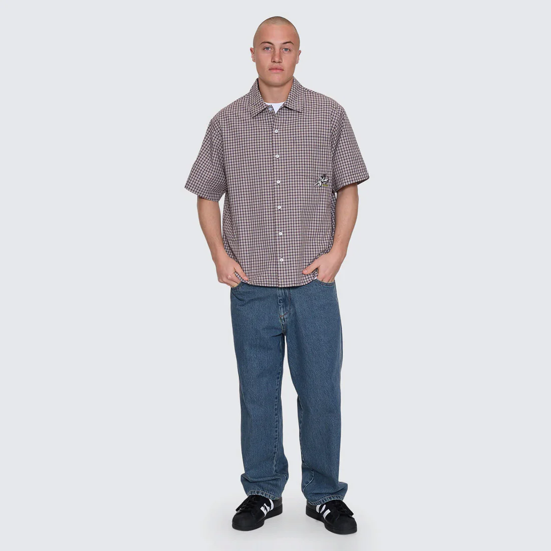 WORSHIP Cherub Short Sleeve Shirt - Blackberry - Image 2