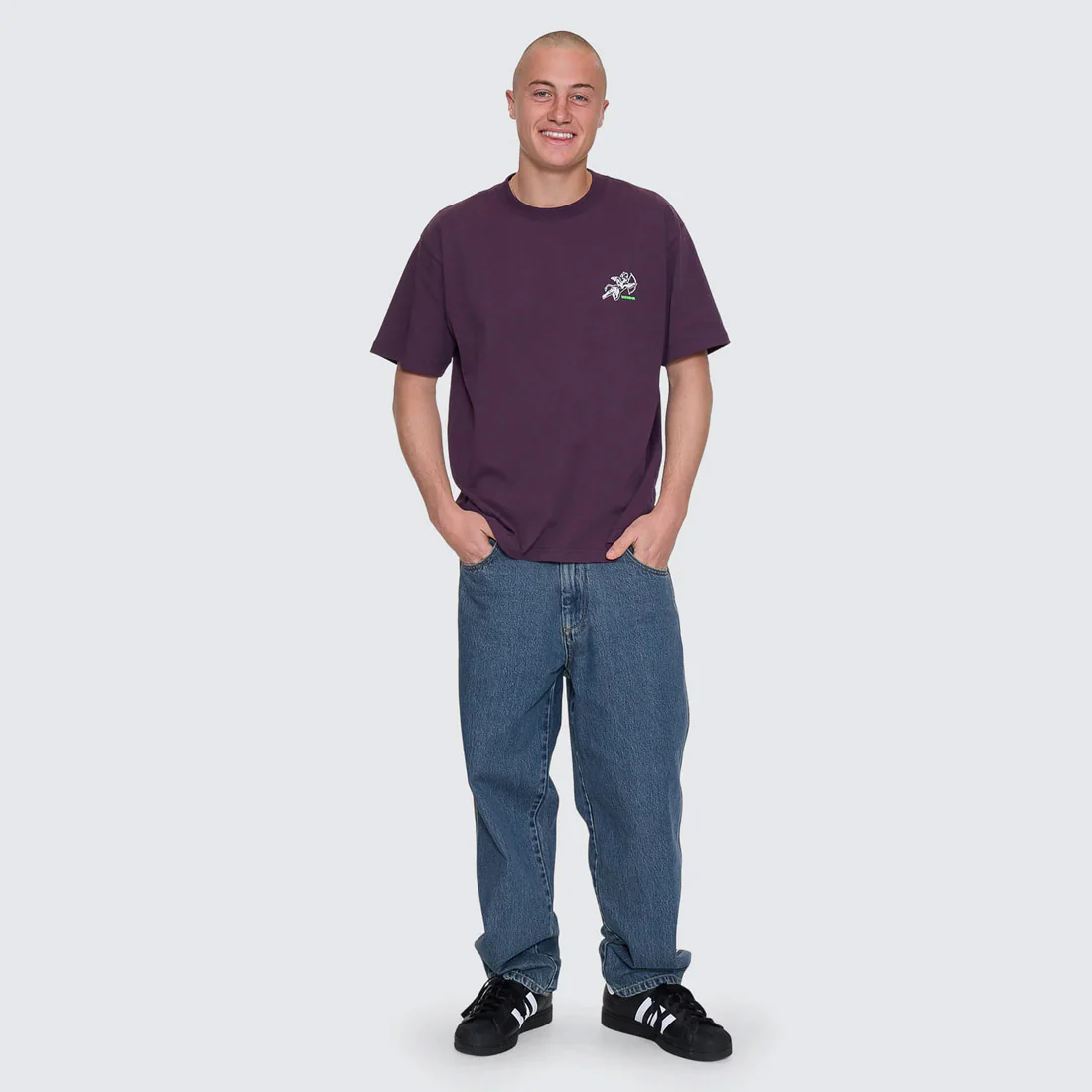 WORSHIP Cherub Tee - Blackberry - Image 4