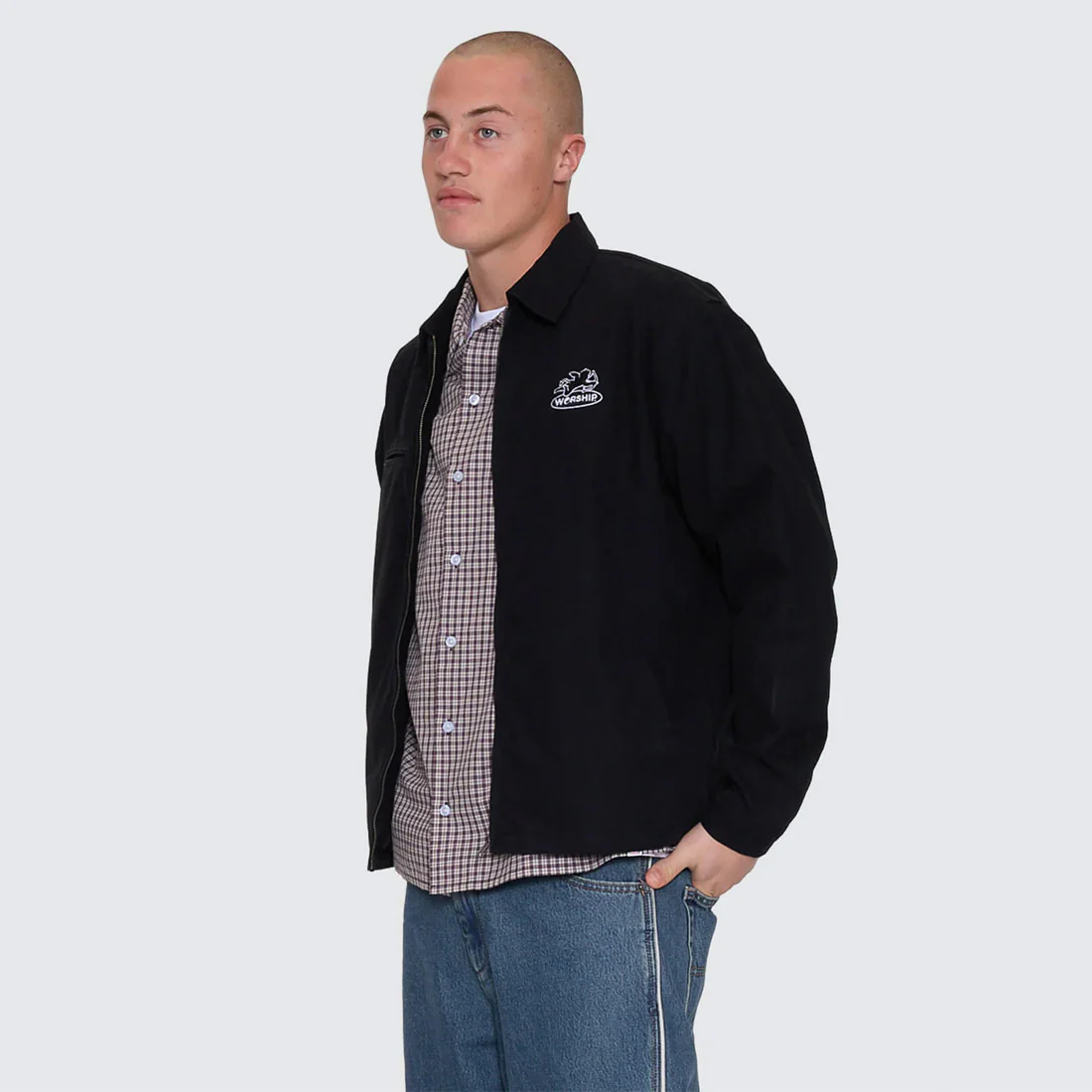 WORSHIP Cherub Work Jacket - Black - Image 2