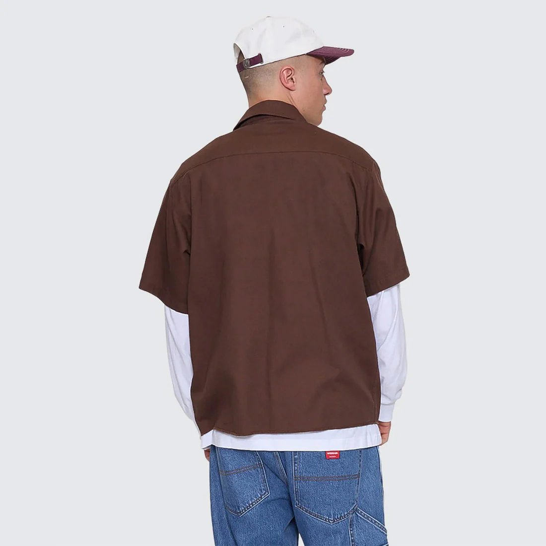 WORSHIP Preparation Short Sleeve Work Shirt - Ganache - Image 2