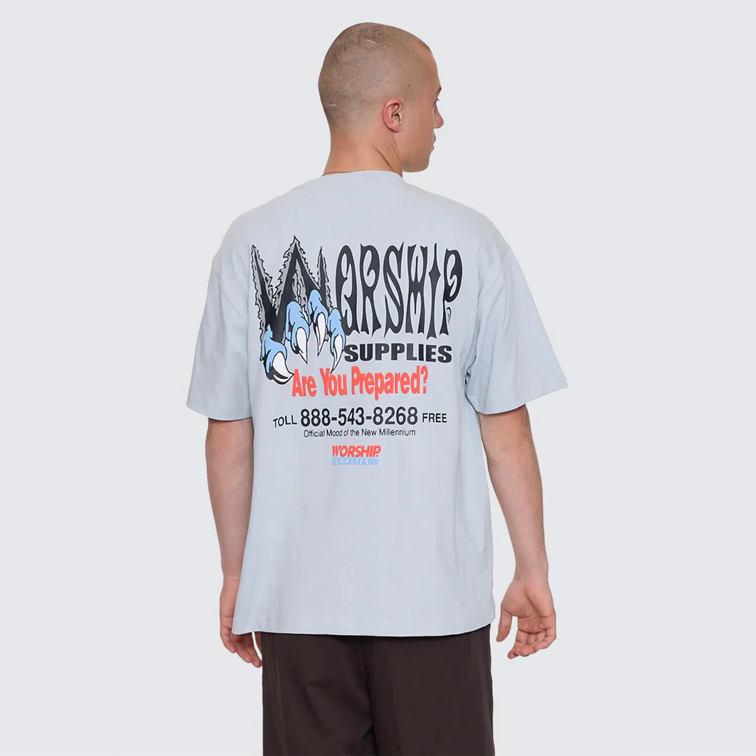 WORSHIP Preparation Tee - Lunar Grey - Image 2