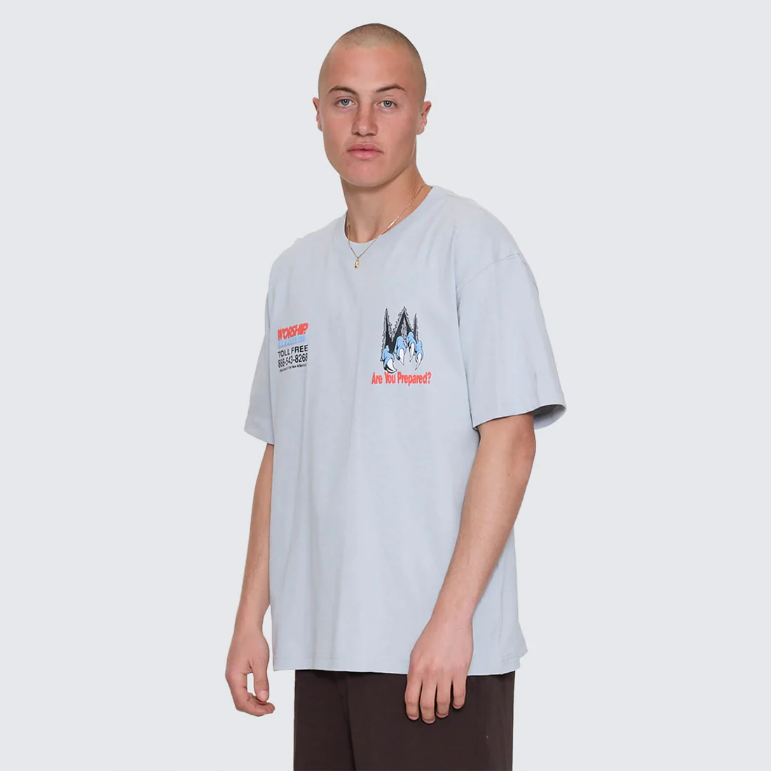 WORSHIP Preparation Tee - Lunar Grey - Image 3