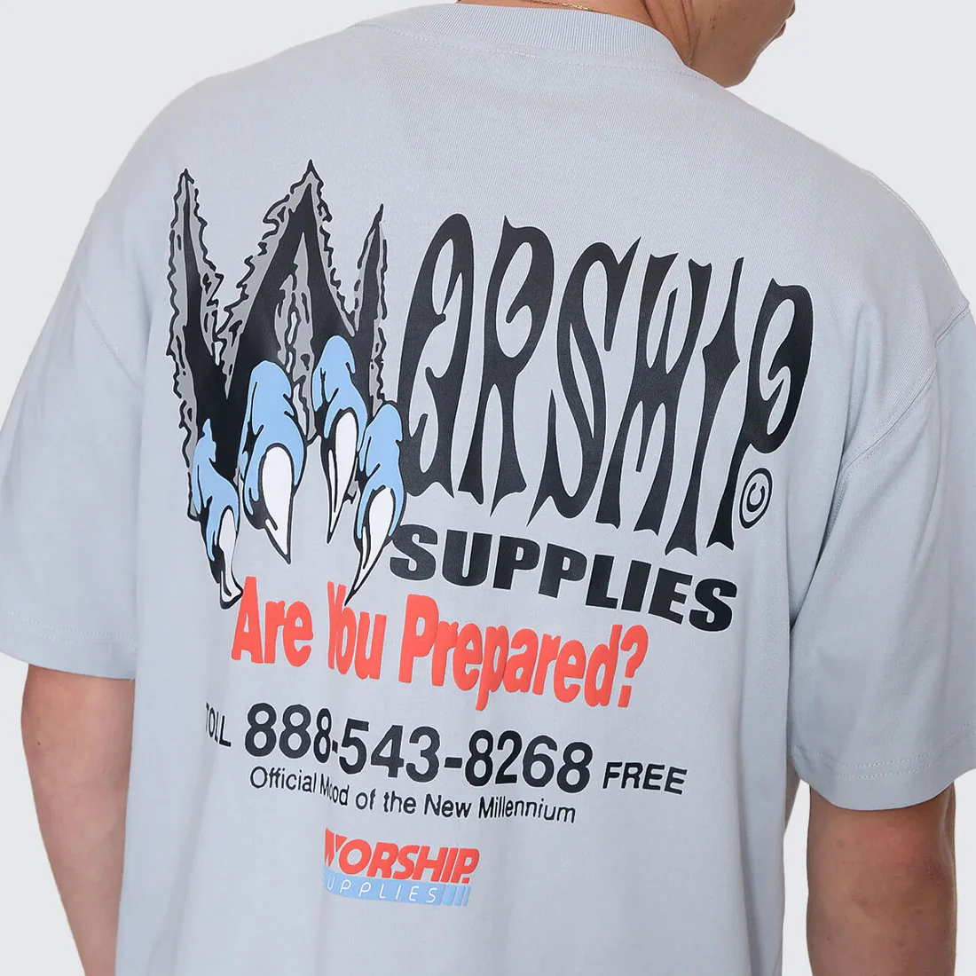 WORSHIP Preparation Tee - Lunar Grey - Image 5